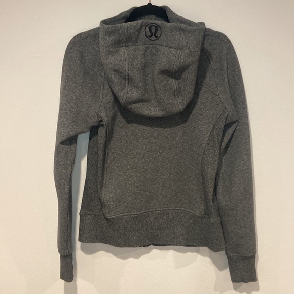 Lululemon Scuba Full-Zip size 6 speckled Heather grey - Picture 2 of 5
